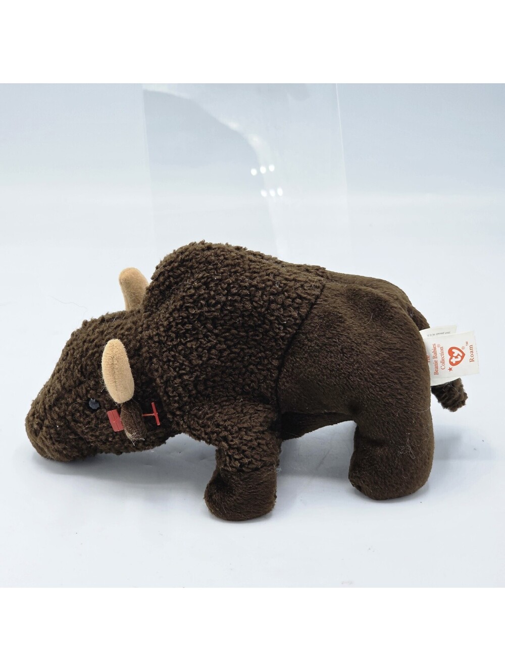 Ty Beanie Baby "ROAM" The Buffalo Bison Stuffed Animal Plush Toy with Tags 1998